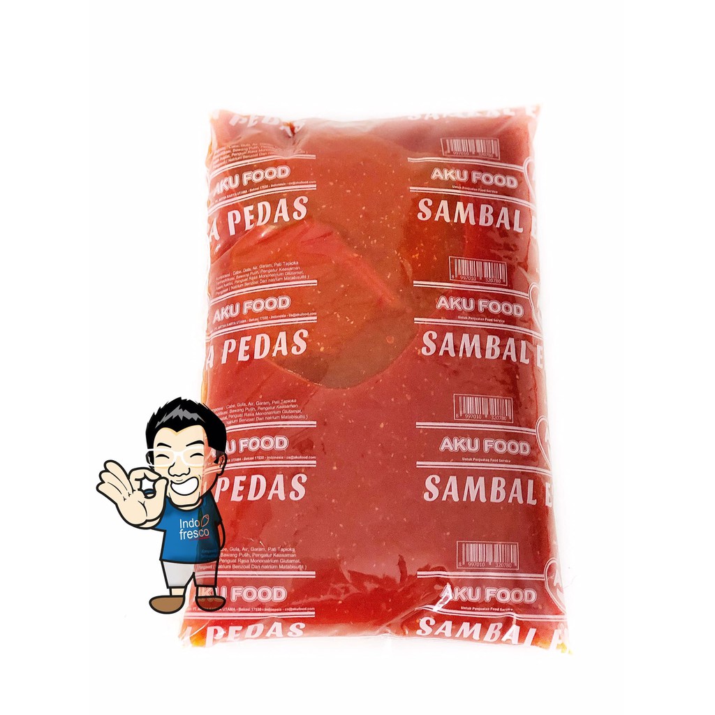 

PROMO SAUS SAMBAL POACH AKU EXTRA PEDAS 1KG- KEMASAN EKONOMIS TERMURAH