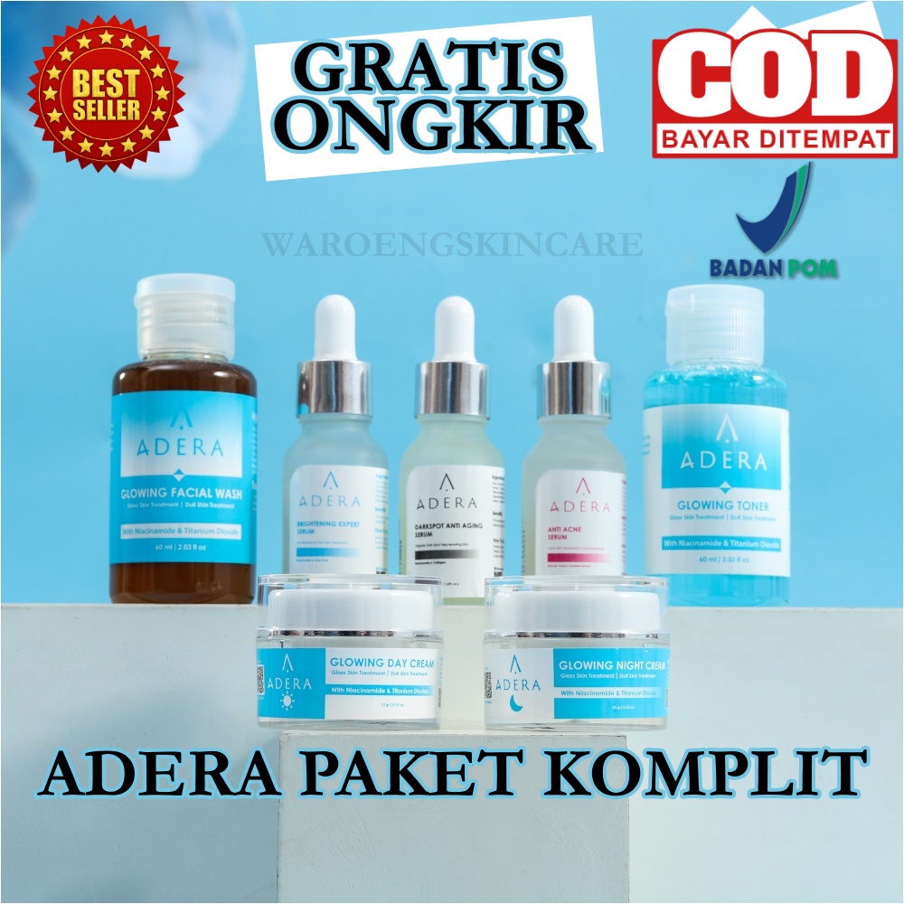 Serum Adera Face Serum Anti Acne/Jerawat, Serum Adera Dark Spot/Flek Hitam, Serum AderaBrightening/ Pencerah Wajah Original Bisa COD