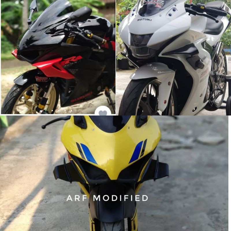 Aero winglet gsx r150 winglet gp gsxr150 winglet gsx