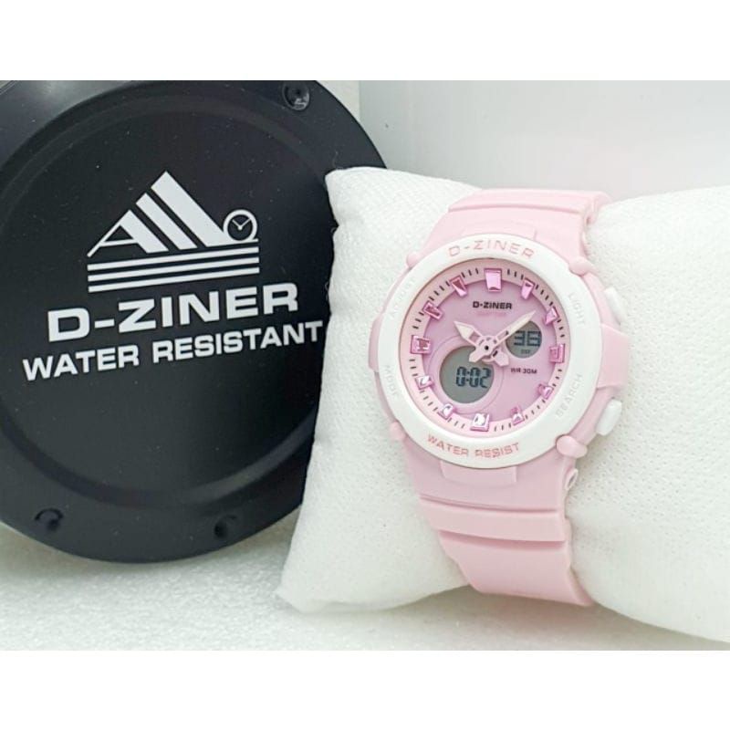 JAM TANGAN DZINER WANITA JAM TANGAN DUALTIME WANITA TERLARIS