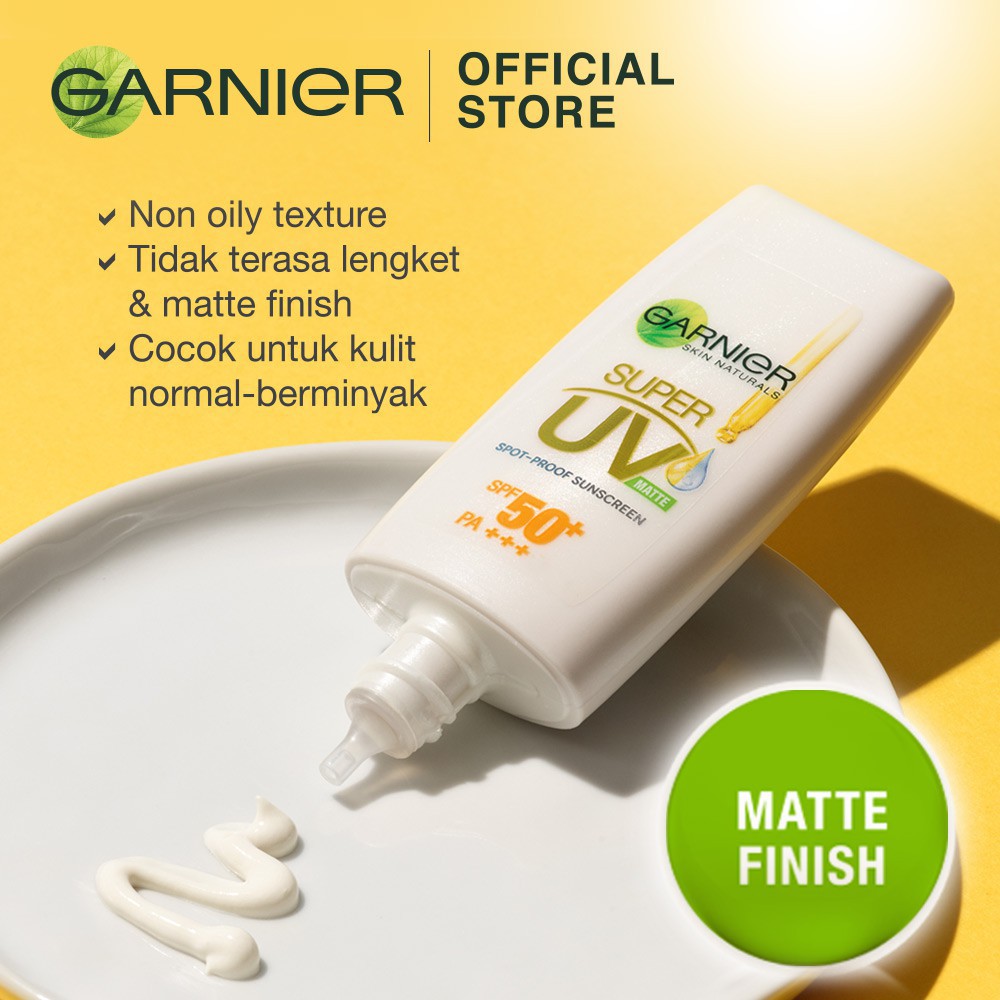 Garnier Super Uv Light Complete Sunscreen Spf 50+ Pa+++ Skin Care (Matte Dan Natural Finish)