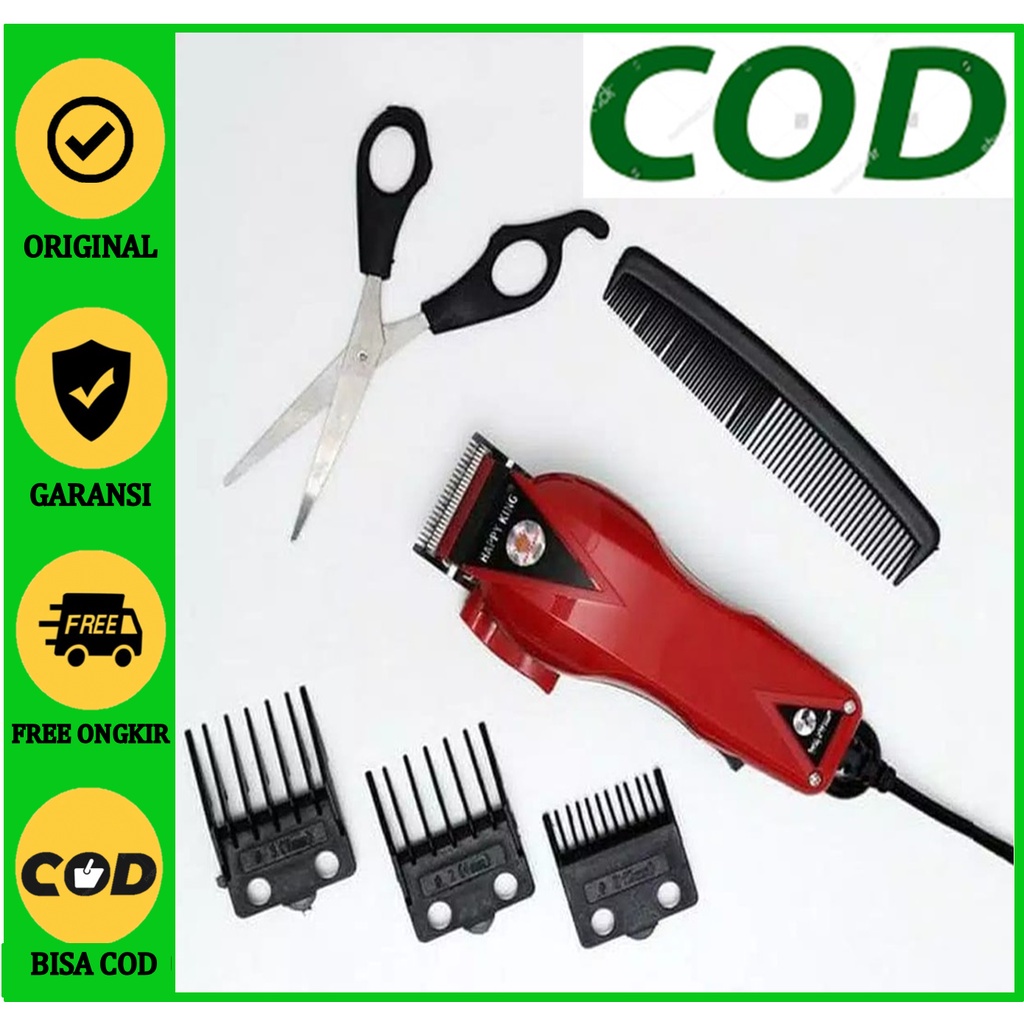 Alat Cukur Rambut Pria, Elektrik Dapat Diisi Ulang Tanpa Kabel Pisau Cukur Jenggot HAN RIVER alat cu