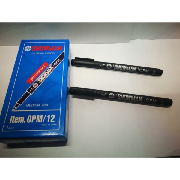 

Stock Terakhir MURAH! SPIDOL PEN PERMANENT SNOWMAN OHP OPM OPF - OPF Biru STATIONERY Quin