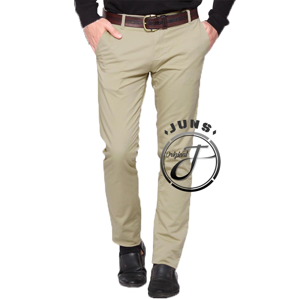 Celana Chino Long Pant Original Malmo Cream