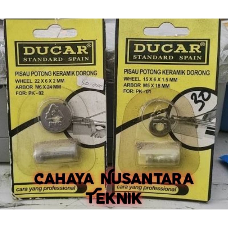 Mata Pisau Potong Keramik Dorong DUCAR