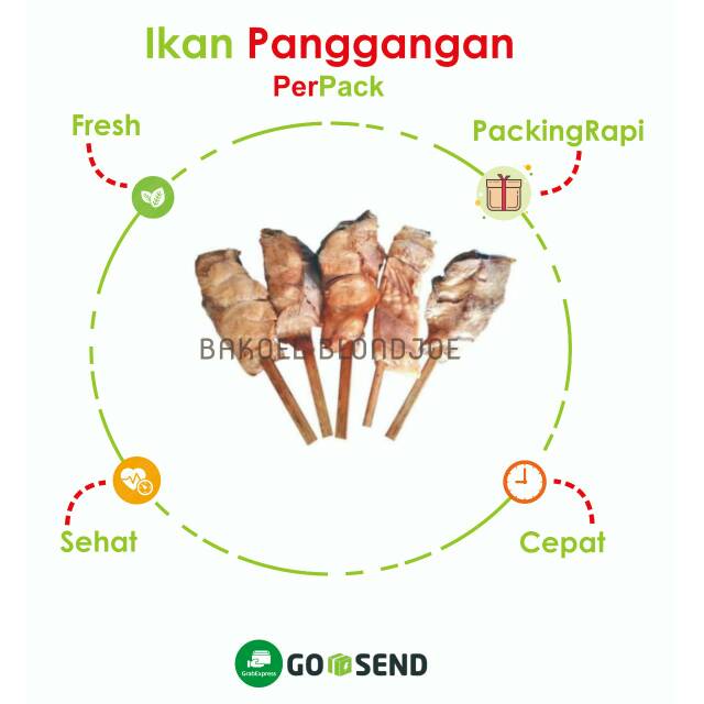 

IKAN PATIN ASAP PER BIJI / IKAN PANGGANGAN ISI 5 PCS / GRILLED FISH / FRESH FISH / IKAN LAUT SEGAR