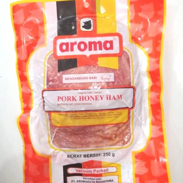 

PORK HONEY HAM AROMA BALI 250gram