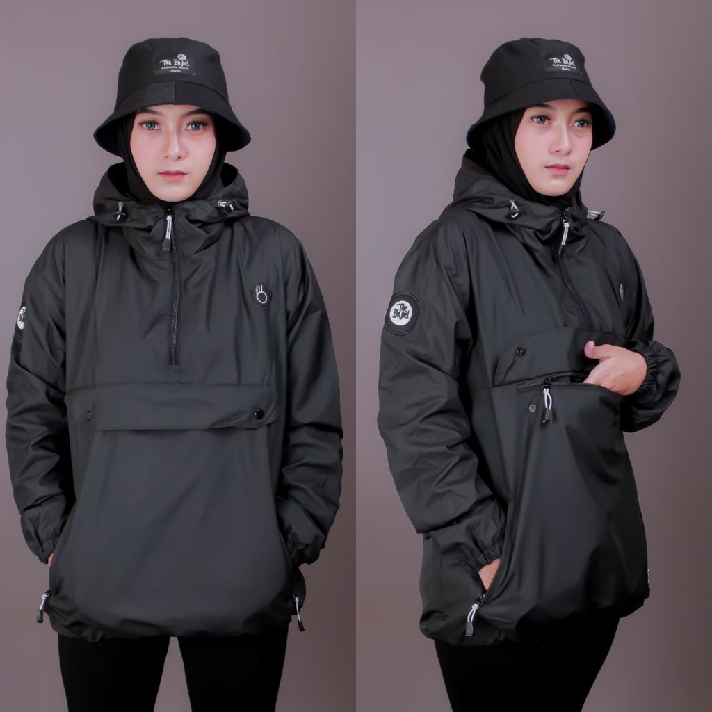 JAKET CASUAL WANITA WATERPROOF -JAKET CAGOULE SIMPLE-JAKET PARASUT- JAKET OUTDOOR PRIA WANITA