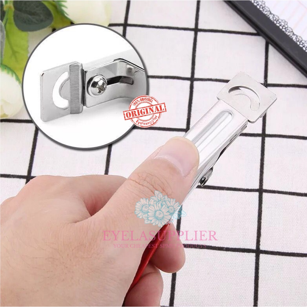 Gunting Kuku Palsu Bentuk U shape U-Shaped Bahan Stainless Steel Manicure Pedicure Nail Art DIY Besar Tajam Kokoh Clipper Cliper Tip Scissor Cutter Oval Square