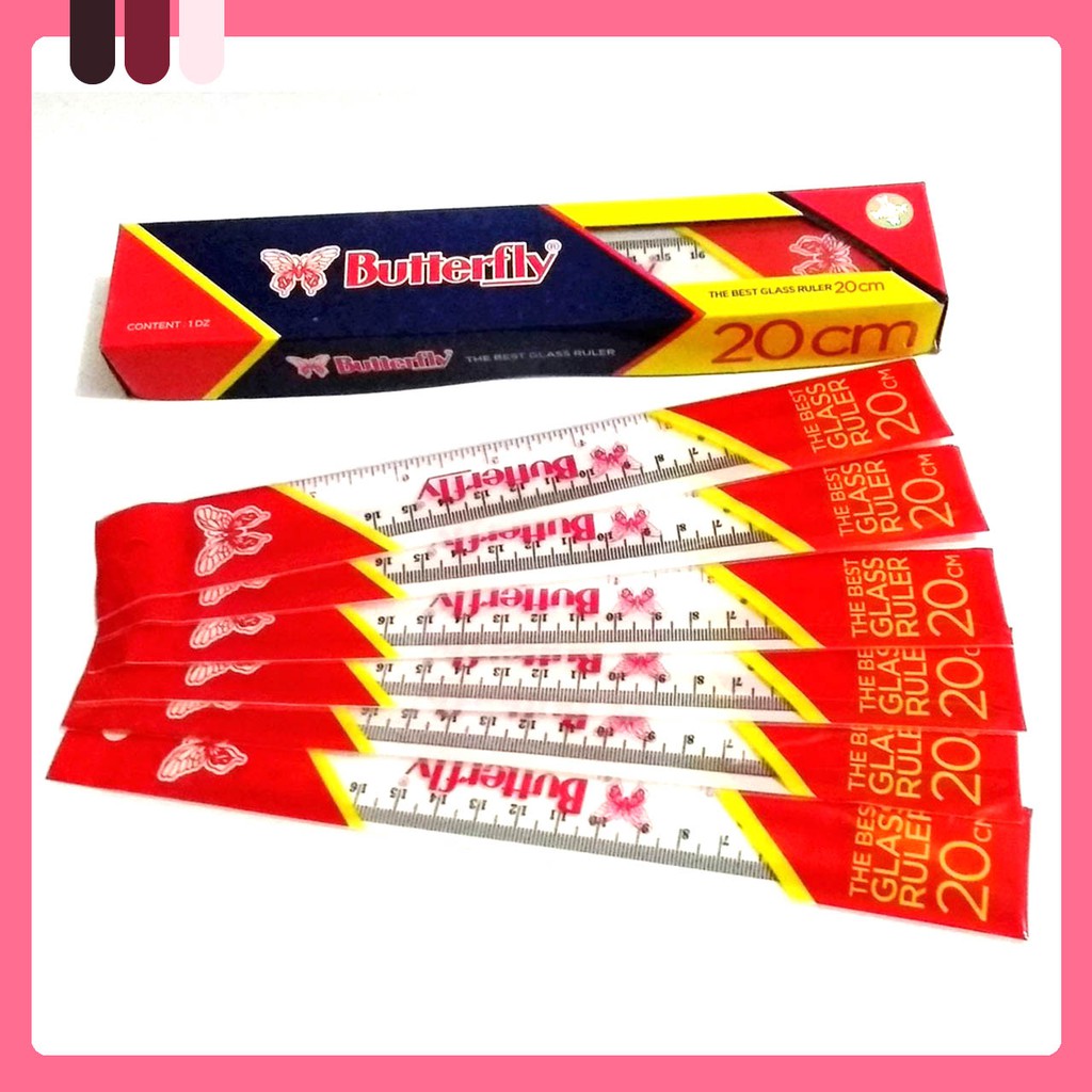 

Penggaris Butterfly (12 pcs)