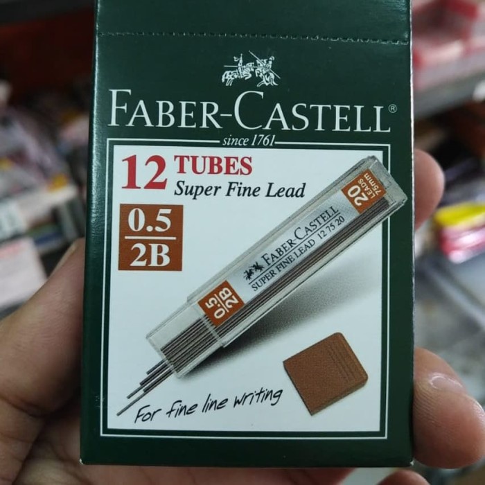 

Menakjubkan Lead Pensil Mechanic Fabercastell 05 2B 12Pc Bagus