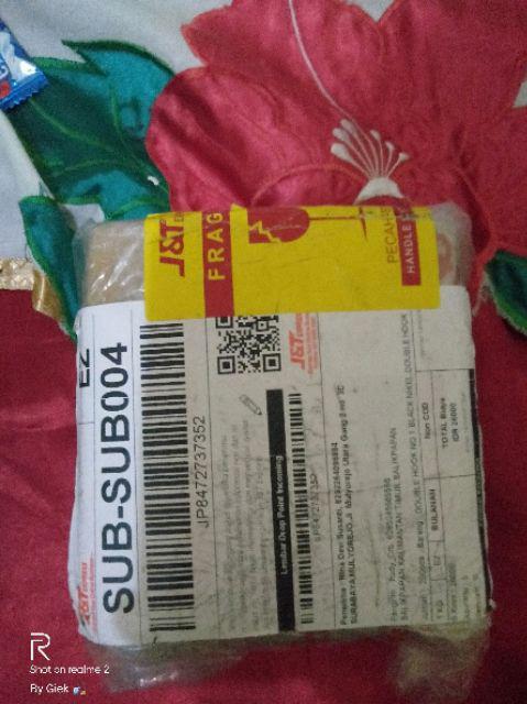 Double Hook No.1 Black Nikel