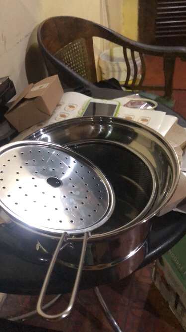 Panci 3 In 1 Goreng, Rebus, Kukus Panci Multifungsi Deep Fryer Multifunction Cookware