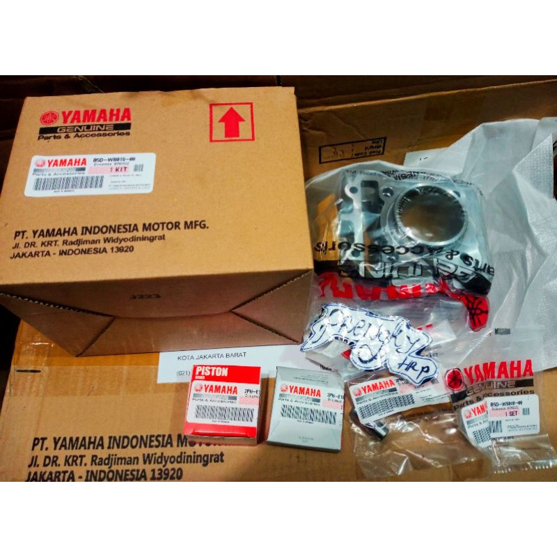 blok seher + piston kit komplit motor Mio m3.soul GT 125