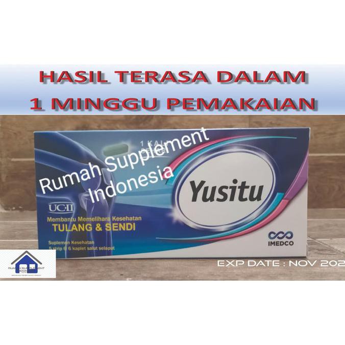Obat nyeri lutut, yusitu supplemen tulang & sendi