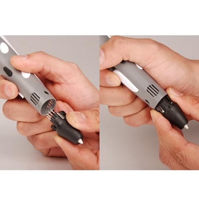 

Pendrawing- Terbaru 3D Stereoscopic Printing Pen For 3D Drawing - White/Black -Drawing-Pen.