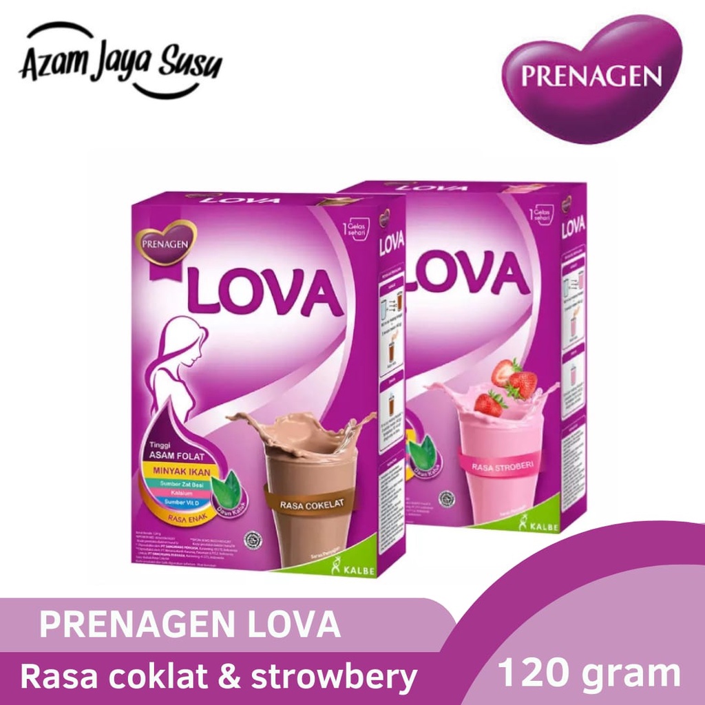 

Prenagen Lova Coklat dan Strawberry 120 gram / Azzam Jaya Susu