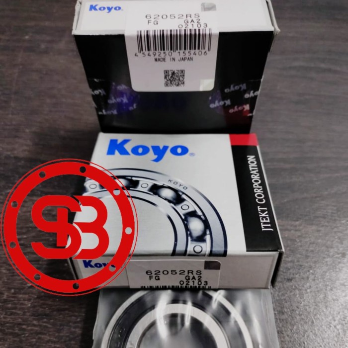 Bearing 6205 2RS / 6205 2RS C3 KOYO JAPAN ORIGINAL