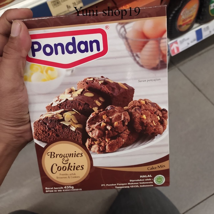 

pondan brownis cookies - tepung brownis pondan 435gr