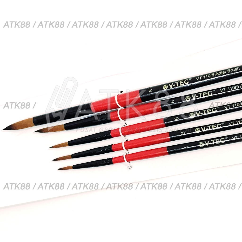 

Kuas V-tec VT-110/5 set 5