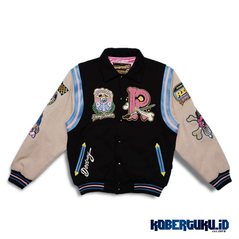 VARSITY JACKET RAWTYPERIOT RAWTYPE RIOT X MUKLAY