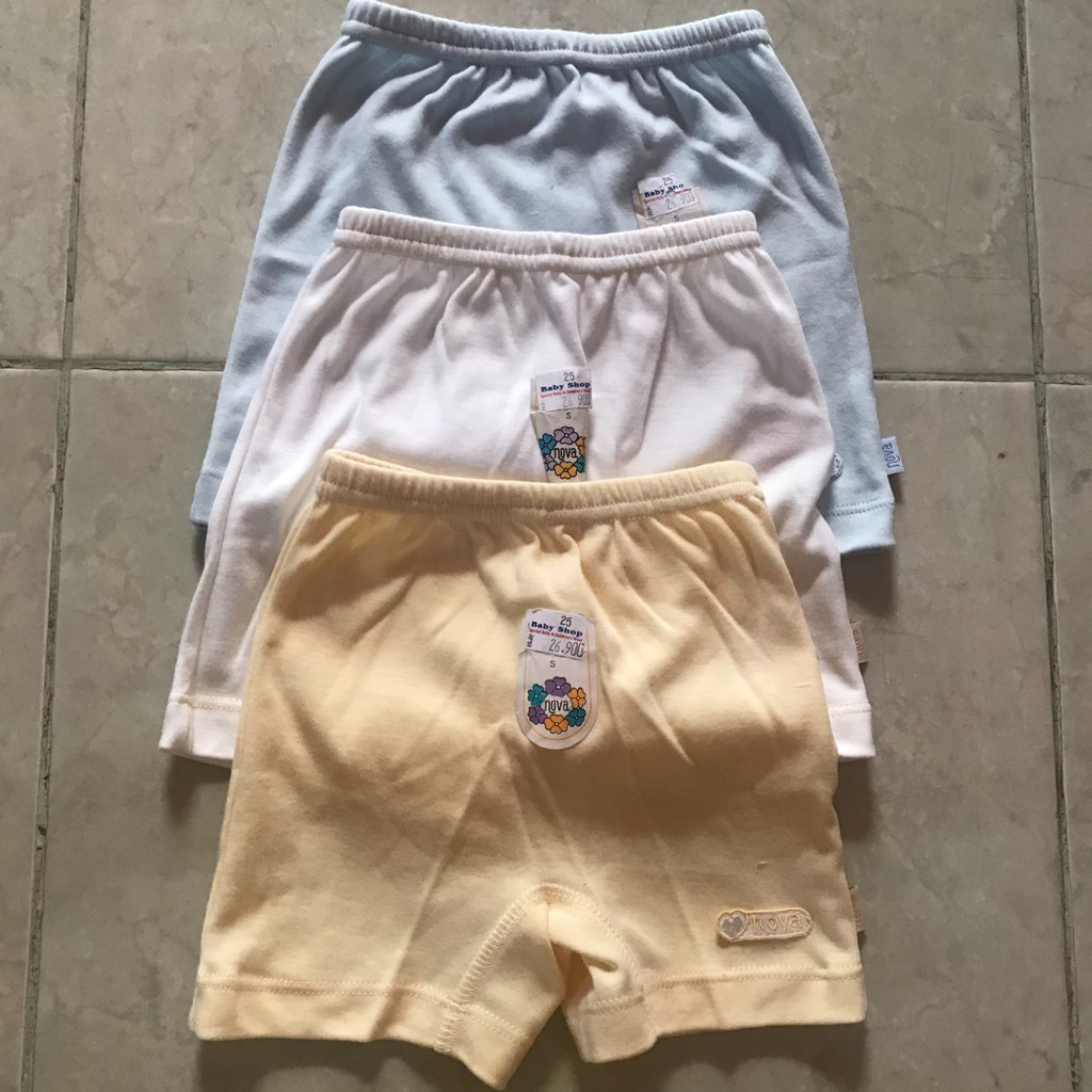 Nova Baby Celana Pendek Polos Bayi