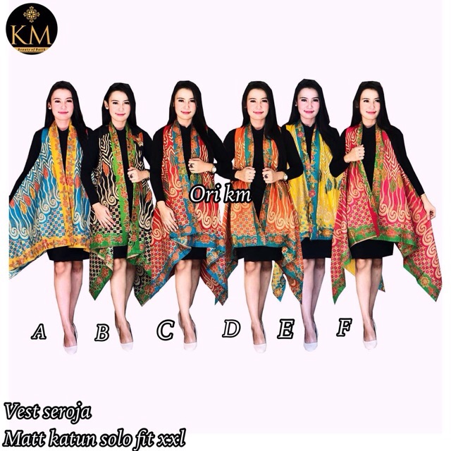 Vest Seroja Batik