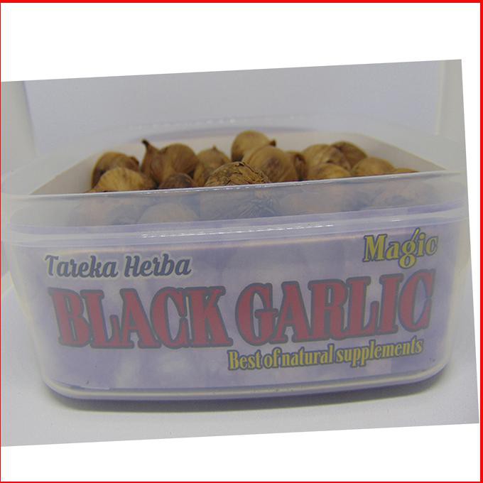 

Herbal877D8Rs-1 Bawang Putih Hitam Tunggal 1/4 Kg -Black Garlic- Bawang Hitam Lanang