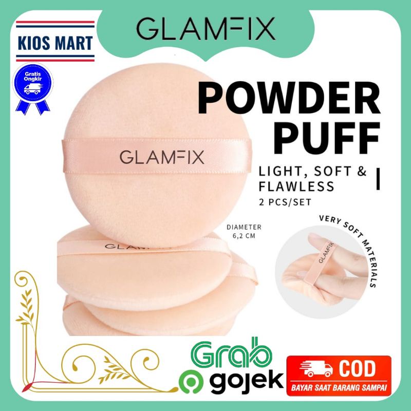 Glam Fix Camelia Loose Powder Puff