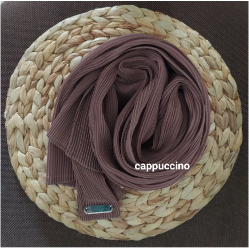 Pashmina plisket FULL ceruty armany (GROSIR) /Pashmina plisket ceruty bebydoll premium/hijab premium-cookies