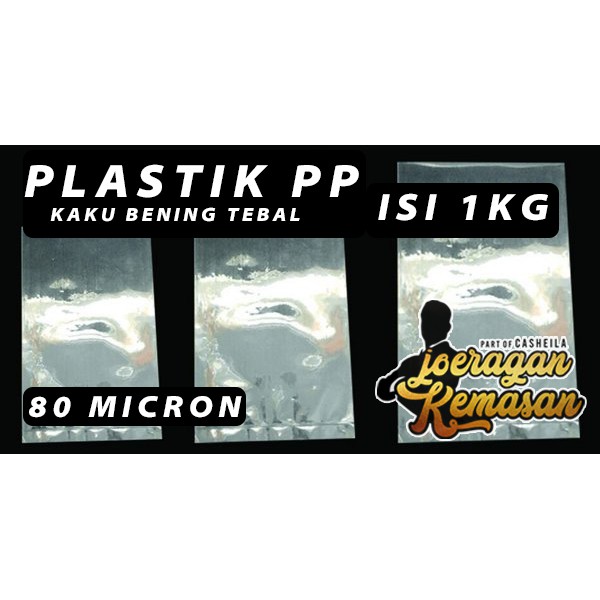 

Plastik PP Bening Kaku TEBAL 008 / 80 micron merk MAPAN