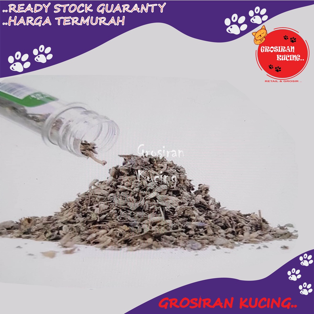 CATNIP BOTOL ISI 10 gram / for cat / Mainan kucing / Aroma hewan