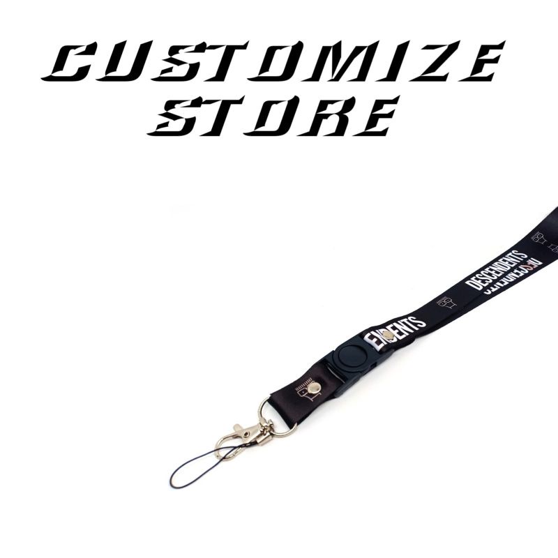 

LANYARD BAND DESCENDENTS TALI ID CARD GANTUNGAN HP PODS NAME TAG