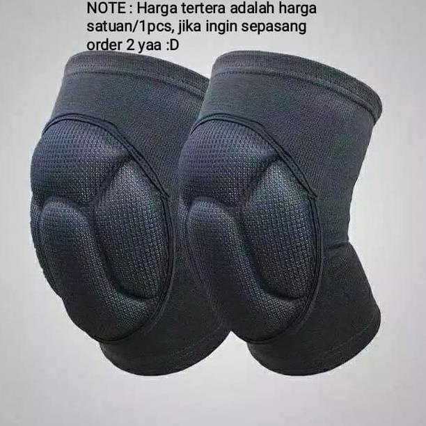 Aksesoris Olahraga Pelindung Lutut Bantalan Deker Kneepad Protector Futsal Voli Sports