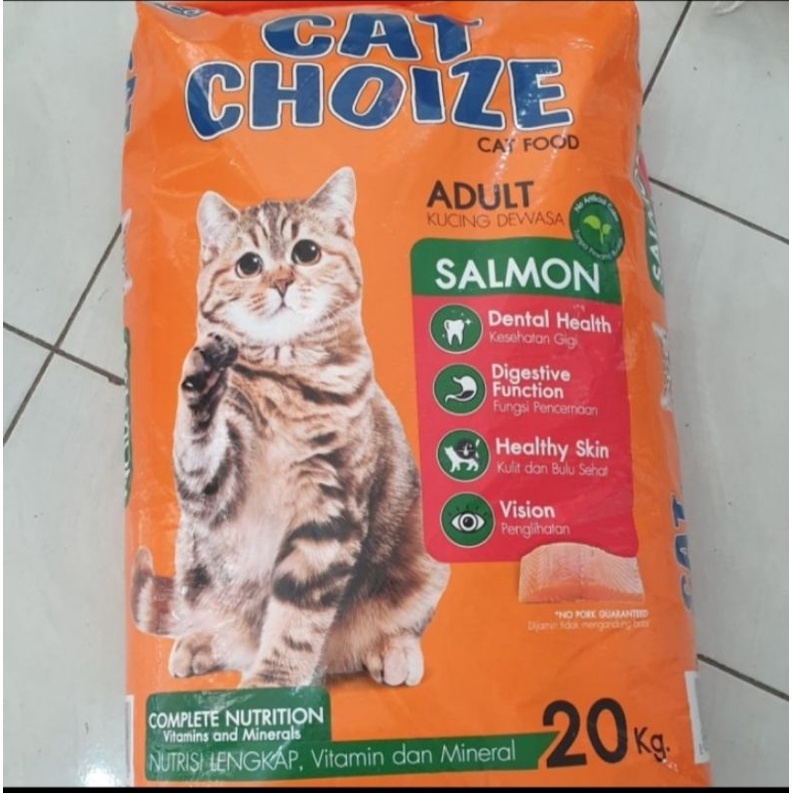 Makanan Kucing Cat Choize Adult Salmon 20 Kg