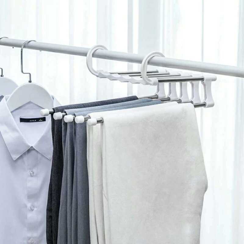 MIRIDITH Hanger Gantungan 5in1 Baju Celana Wardrobe Closet 1PCS SSC210