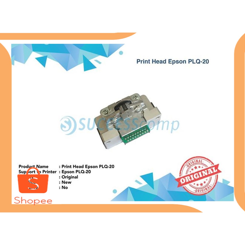 

Unik tools n parts Print Head Epson PLQ-20 PLQ20 PLQ 20 New Original Box Diskon