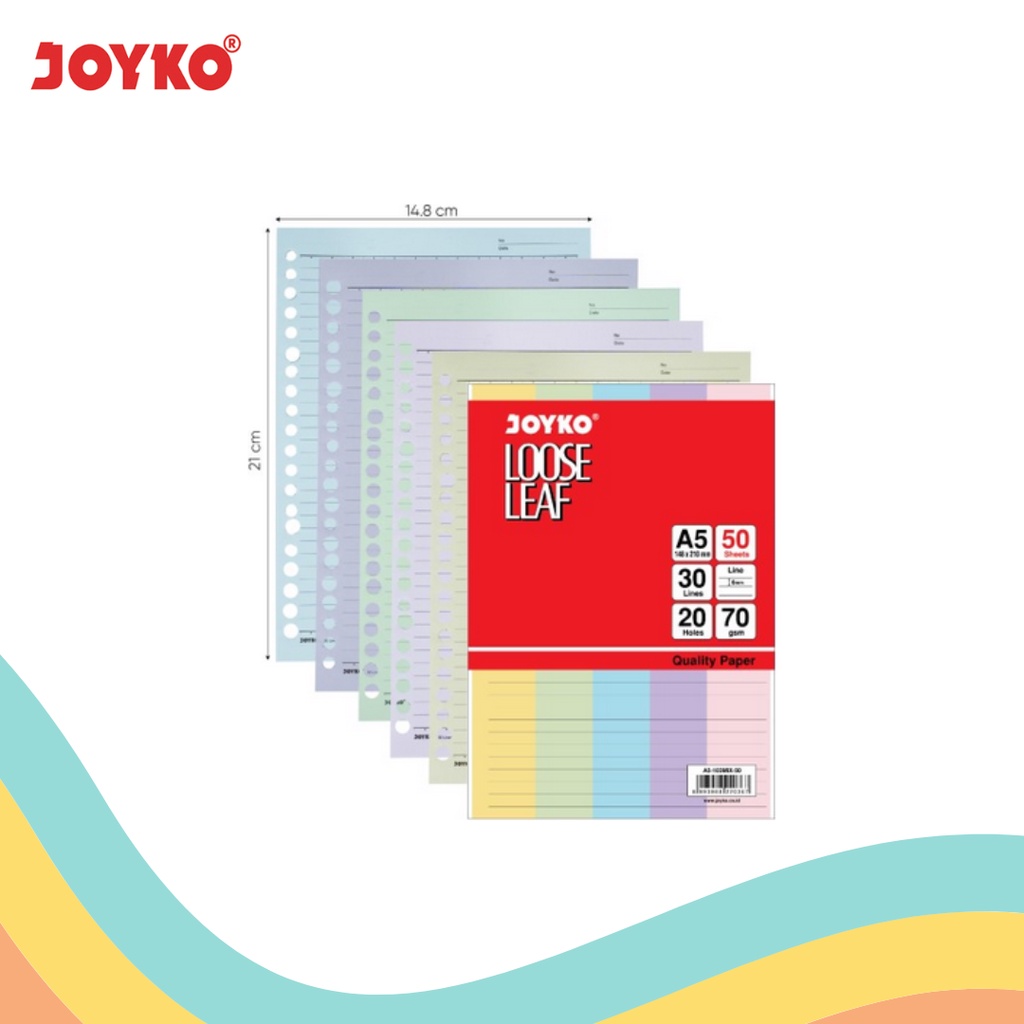 

LOOSE LEAF JOYKO A5-50 MIX (1 PACK)
