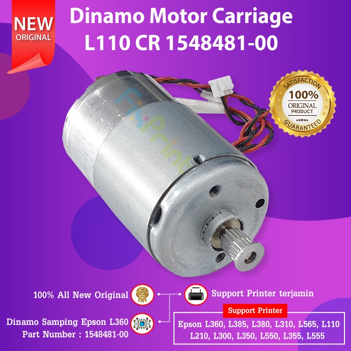 Dinamo Motor Carriage Epson L110 L210 L300 L565 L350 L550 Dinamo CR L360 L555 Part Number 1548481-00