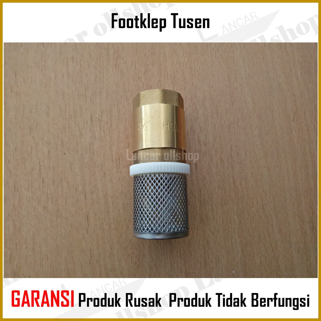 Foot klep kuningan 3/4