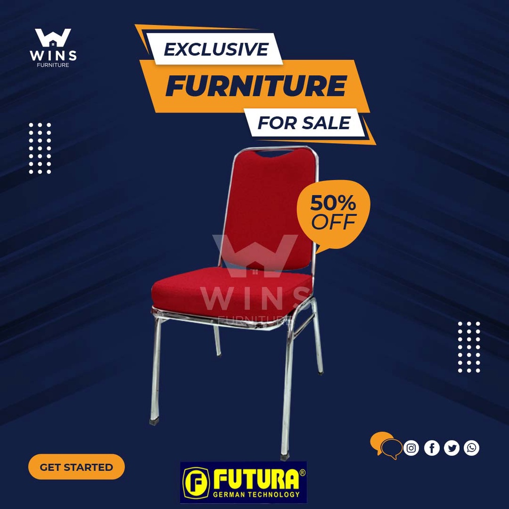 Kursi Tumpuk / Bangku Susun Futura Original