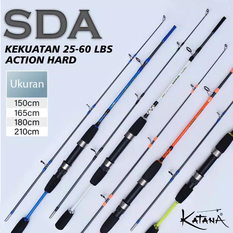 Joran KATANA SDA / TARANTULA 210 CM Japan Style Kekuatan 25-60LBS 30kg