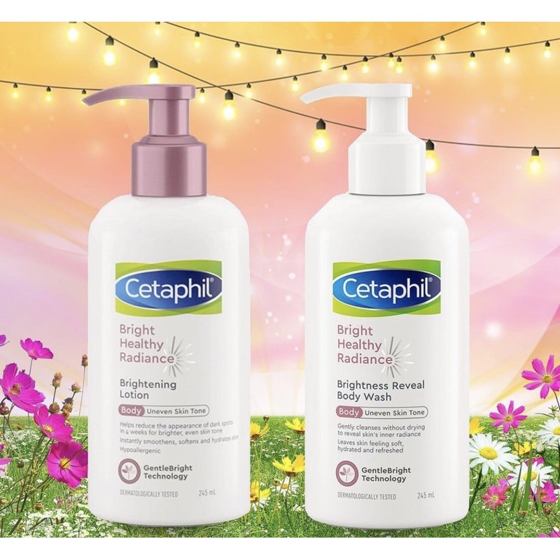 Cetaphil Bright Healthy Radiance Brightening Lotion/Body Wash 245ML