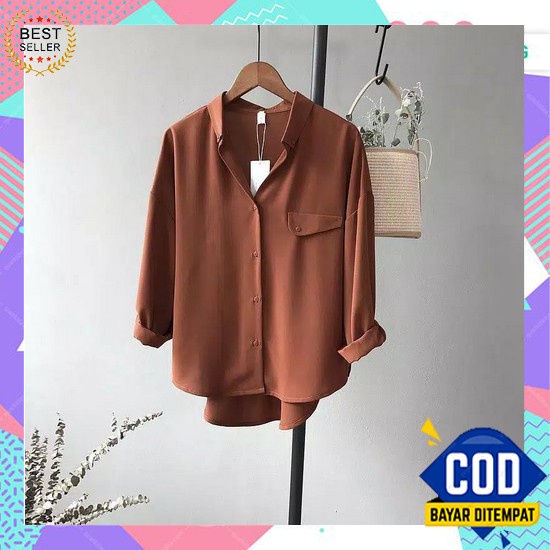 Kemeja Guilen Oversize Shirt | Guilen Oversize Shirt | Bahan Katun Kotak Yandeth Fit Xl Kemeja Flane