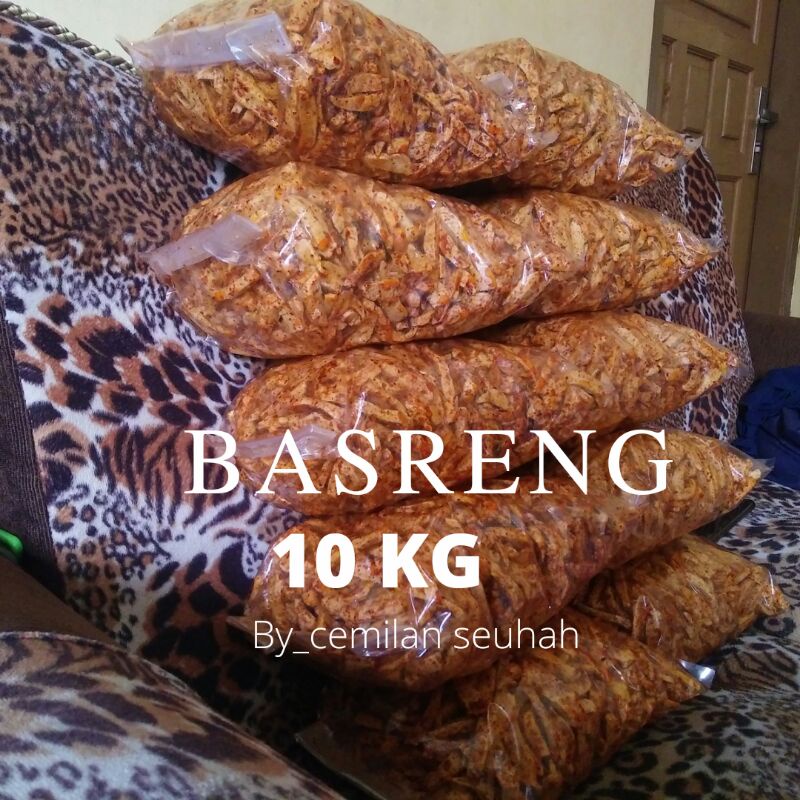 [PAKET RESELLER] Basreng pedas daun jeruk isi 10 kg