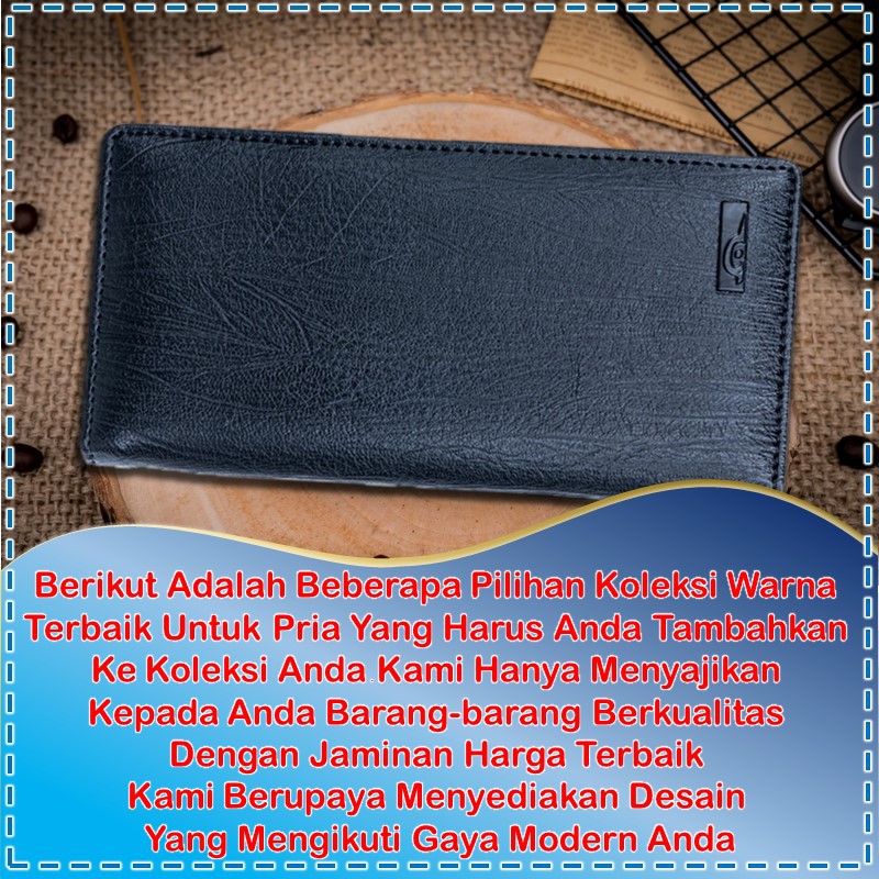 JFR DOMPET PRIA PANJANG KULIT PU ASLI ORIGINAL LIPAT MURAH IMPORT KEREN DISTRO BRANDEDTERBARU ORI