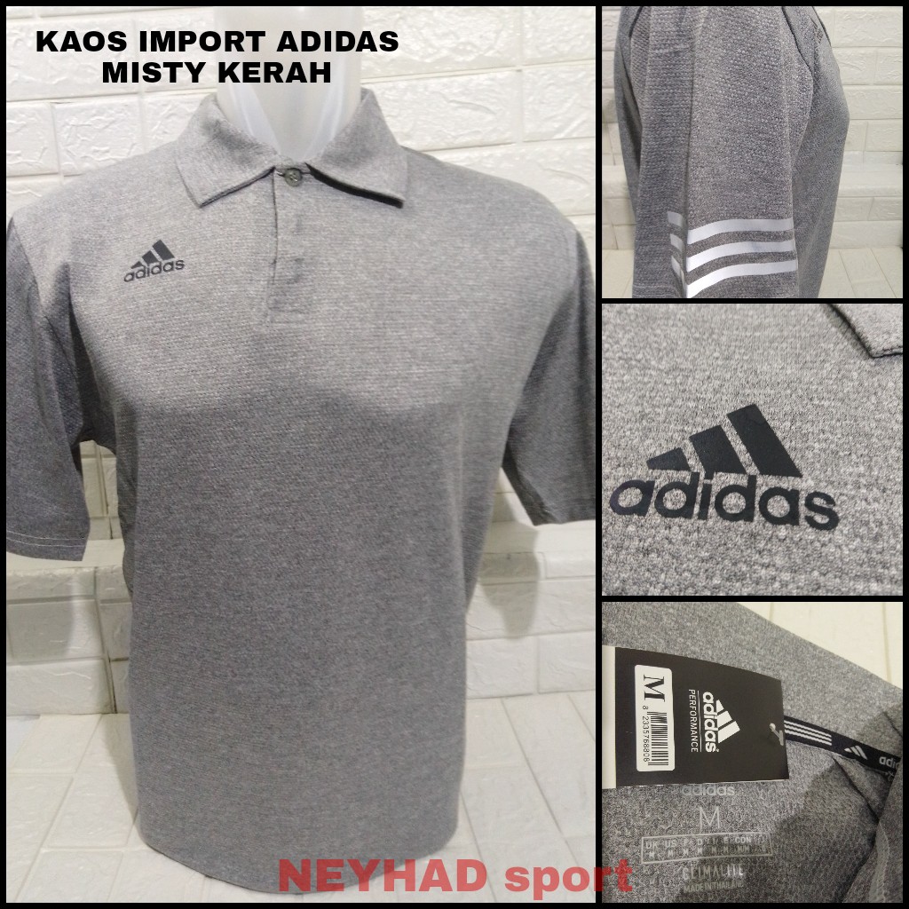 Kaos Adidas Import  Kerah
