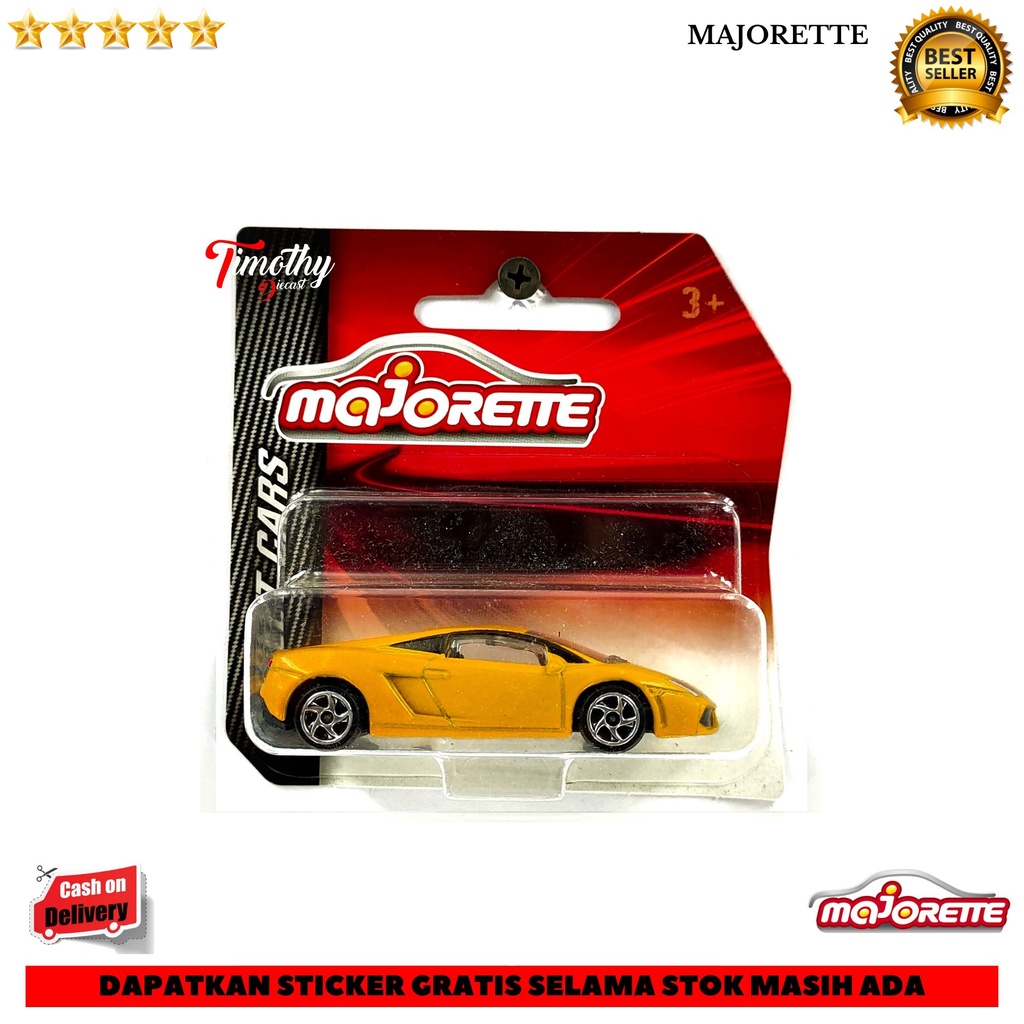 Majorette Street Cars Lamborghini Gallardo Kuning Timothy Diecast