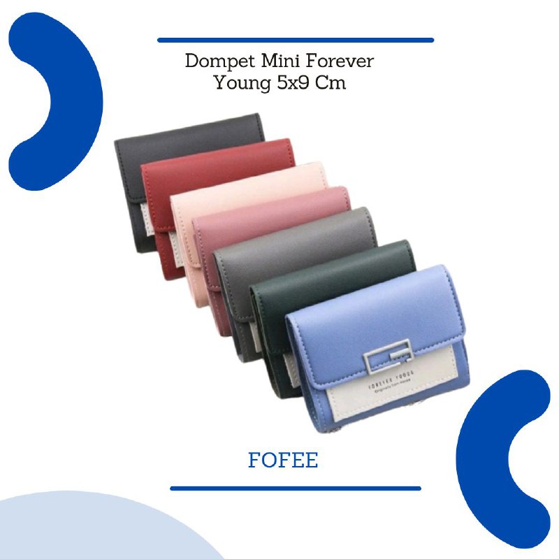 [IMPORT] - Dompet Mini Forever Young 11.5x9cm Kulit Sintetis