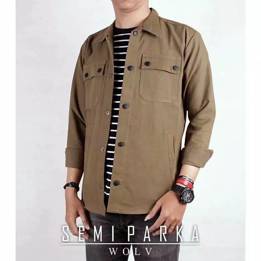 COD JAKET SEMI PARKA PRIA Canvas TR/JAKET PRIA/JAKET KANVAS